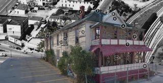3 dimensional scan of the historic Jackson House in Tampa Florida produced by USF digital humanities department.
